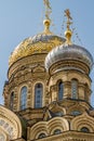 Temple of Assumption ÃÂ¦ÃÂµÃâ¬ÃÂºÃÂ¾ÃÂ²ÃÅ ÃÂ£ÃÂÃÂ¿ÃÂµÃÂ½ÃÂ¸ÃÂ ÃÅ¸Ãâ¬ÃÂµÃÂÃÂ²ÃÂÃâÃÂ¾ÃÂ¹ ÃâÃÂ¾ÃÂ³ÃÂ¾Ãâ¬ÃÂ¾ÃÂ´ÃÂ¸Ãâ Ãâ¹. Saint Petersburg, Russia Royalty Free Stock Photo